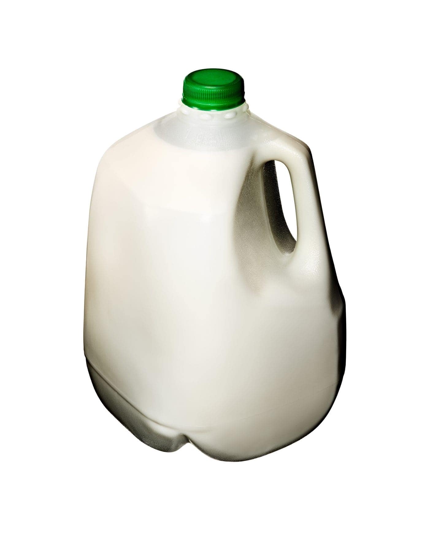Milk Alt inflated to the size of a person, shot on a bright studio field