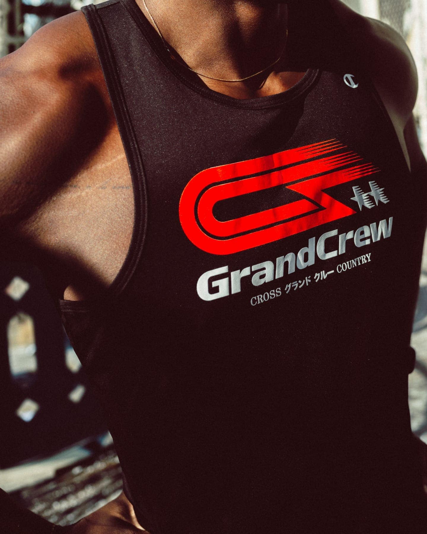 The GCXC singlet, the logo in red