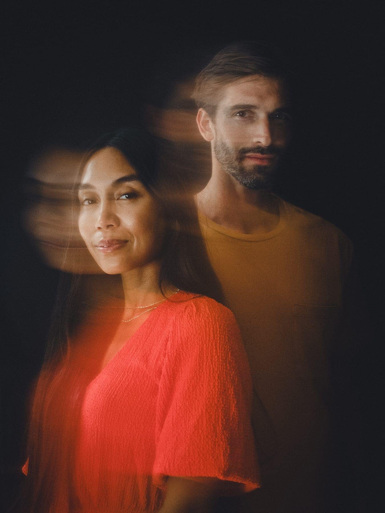 A couple, portrait